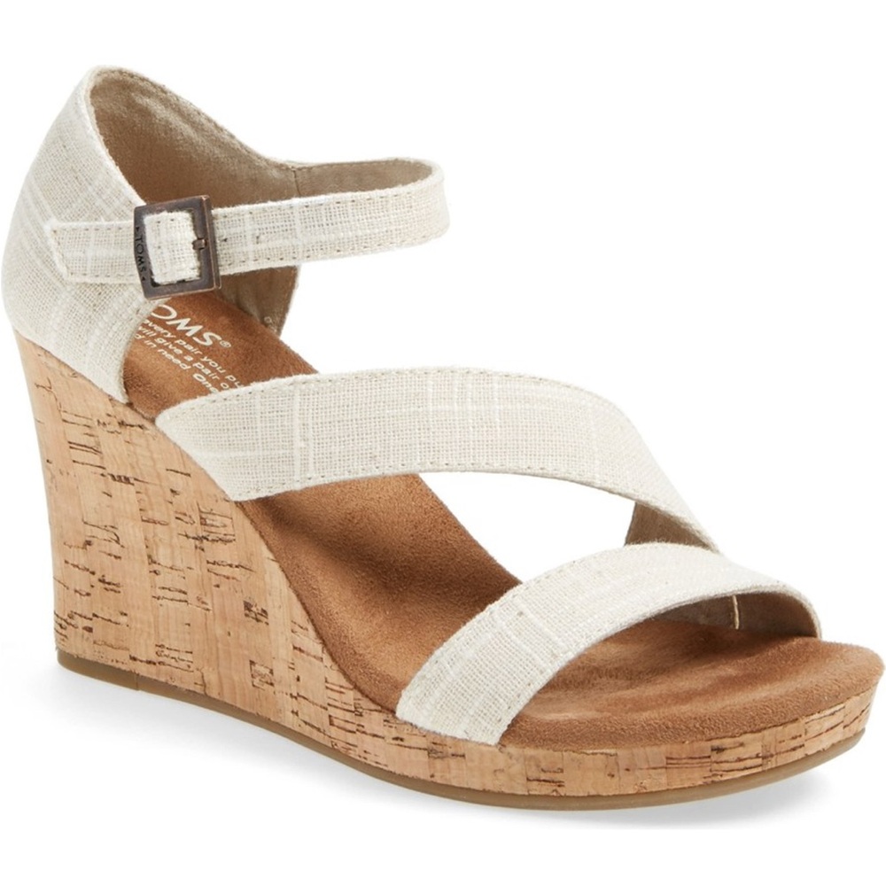 Toms Clarissa Wedge Heel - size 5